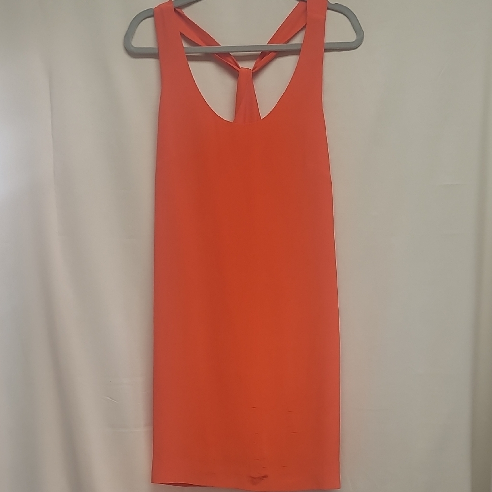 NWT J.Crew Silk Orange Shift Dress 6 Wedding Guest Cocktail Party Summer